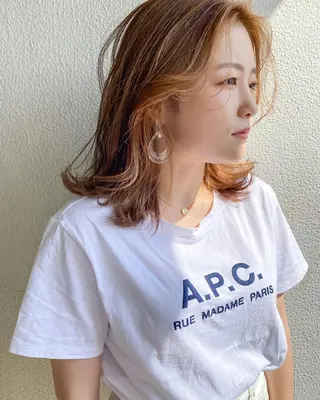 セミロング カラー 栄・伏見 JOULE'Sのヘアスタイル