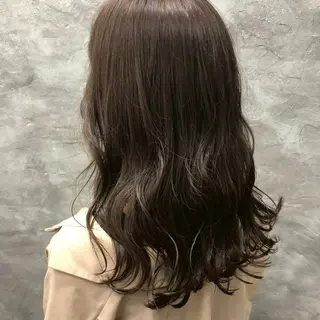 セミロング ワンカラー💓 豊橋/まおのヘアスタイル