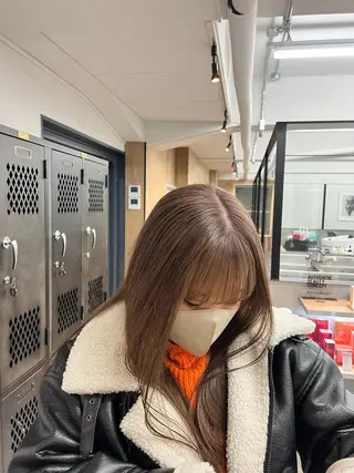 ロング INORI /フェイスレイヤーのヘアスタイル