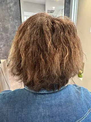 パーマ メンズ 五ノ井 一世のヘアスタイル