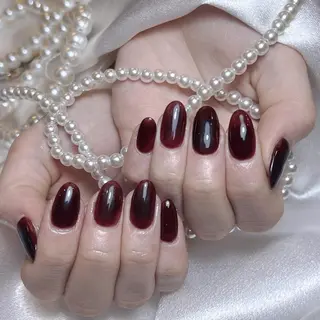 ネイル RAFFINE 月🦋🩵のネイルデザイン