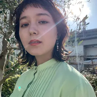 ミディアム カラー 似合わせ美髪ヘア✨ 天王寺．阿倍野🌈のヘアスタイル