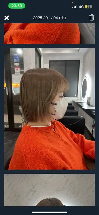 ショート 山北 優姫のヘアスタイル