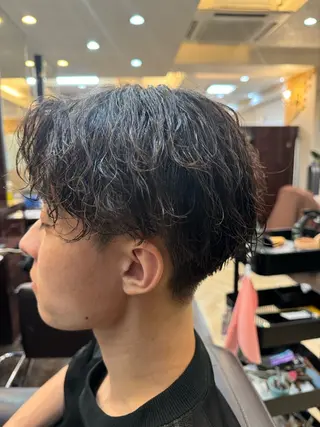 ショート メンズ カットモデル募集長澤 拓弥のヘアスタイル