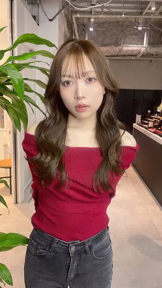 ロング パーマ ALBUM銀座‪‪ RURUKA‪‪❤︎のヘアスタイル