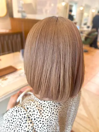 ショート カラー 髪質改善✨縮毛矯正 美髪担当・大西真奈のヘアスタイル