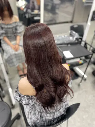 ロング カラー 🎀暖色/ラベンダー /paru🤍のヘアスタイル