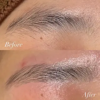 メンズ アイブロウ ななみ.⋆𝜗𝜚 艶カラー/まつパのヘアスタイル