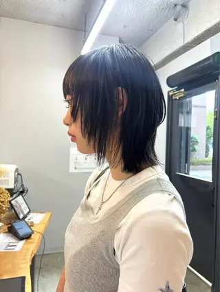 ミディアム ROCCOeast Rukaのヘアスタイル