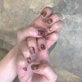 ミディアム カラー ヘアアレンジ 吉野 優子のマツエク・マツパデザイン