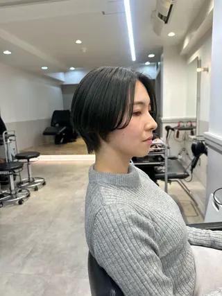 ショート あいこ/ハンサムショ ート無料/銀座🌷のヘアスタイル