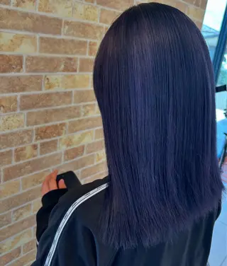 カラー 温水 愛華のヘアスタイル