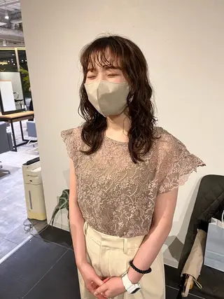 ロング パーマ ショート/パーマ/ カラー/FUKOのヘアスタイル