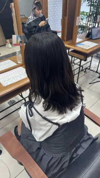 セミロング HAREru.Smart  Salon所属・透明感カラー/ブリー チ/エクステ/さくらのヘアスタイル