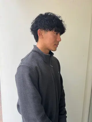 ショート パーマ メンズ だいすけ/メンズ/ イージーパーマのヘアスタイル