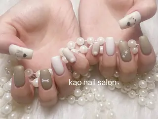 ネイル kao nail マグネット/長さだしのネイルデザイン
