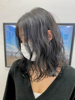 カラー ダメージレスブリーチ /艶髪/横須賀智也のヘアスタイル