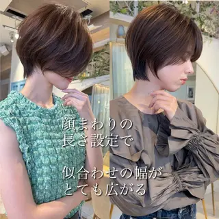 ショート カラー lond strada所属・🌟モテ髪ショート 🌟店長　津賀涼のヘアスタイル