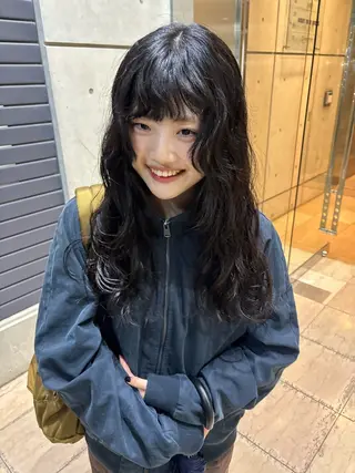 パーマ 伊藤 優衣 /カットモデル名古屋のヘアスタイル