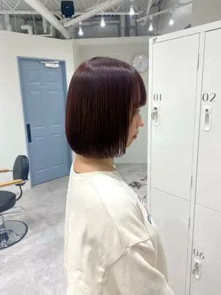 ミディアム カラー ヘアアレンジ ボブ /ニュアンス/ satomi🧸💖のヘアスタイル