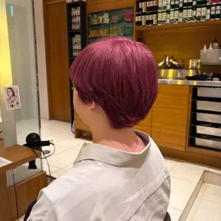 カラー 森田 玲央のヘアスタイル