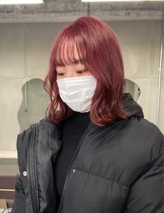 カラー Pinq  by angelica 瓢箪山店所属・治川 みちるのヘアスタイル