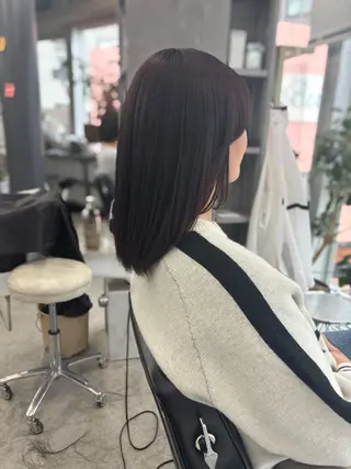 ミディアム ESQUISSE 堀合 駿輔のヘアスタイル