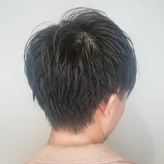 メンズ カラー パーマ ヘアアレンジ ブリーチ/ヘアケア/ 艶髪/イギチハルのヘアスタイル