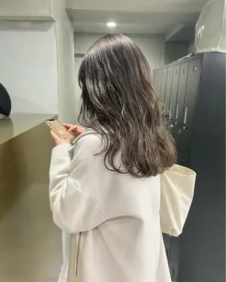 ロング カラー yuna/ボブカット /ハイトーンカラーのヘアスタイル