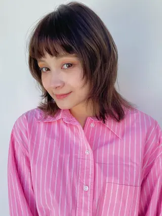 ミディアム ボブ/ミディアム 親しみやすさ/さくらのヘアスタイル