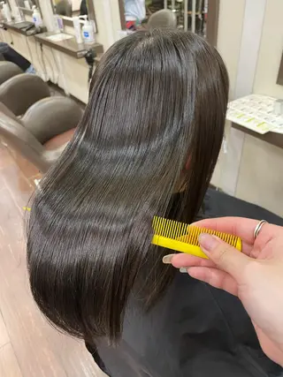 セミロング 韓国ヘア🦋 MIYUのヘアスタイル