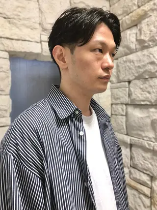 パーマ ヘアアレンジ メンズ ainico+所属・メンズ特化✂️栗原 侑也のヘアスタイル