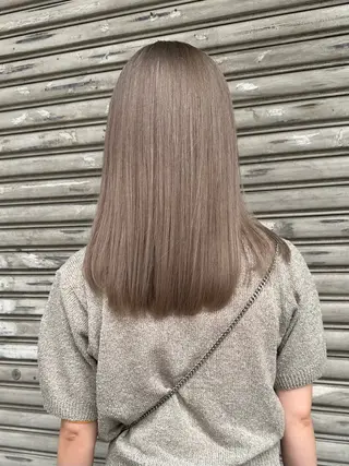 セミロング カラーモデル募集 ✨🤍モモハ🤍✨のヘアスタイル