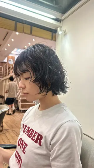 ショート パーマ 🌿ボブ パーマ高橋啓太🌿のヘアスタイル
