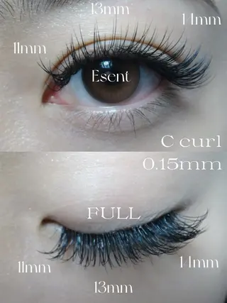 マツエク・マツパ Total Beauty Esent所属・Esent🎀 Hiiのマツエク・マツパデザイン