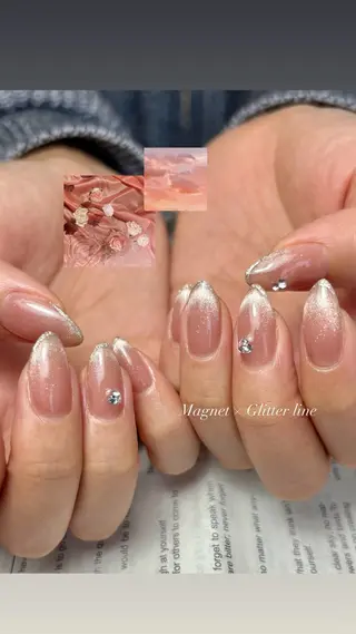 ネイル mofie🤍ユミ/ 恵比寿/パラジェルのネイルデザイン