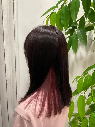 セミロング カラー 🫧艶髪デザイナー 🫧白石航汰のヘアスタイル