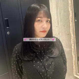 セミロング 𝐑𝐢𝐤𝐚 ໒꒱♡のヘアスタイル
