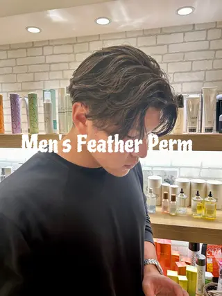 パーマ メンズ 鎌倉/メンズ/外国人 風パーマ/ﾐﾕｳのヘアスタイル