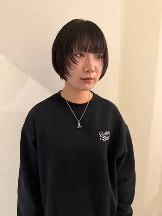 ショート カラー 渋谷 留菜のヘアスタイル