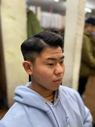 ショート メンズ men's hair sasaki 　メンズ ヘア ササキ所属・メンズパーマ/新宿 フェード/上田のヘアスタイル