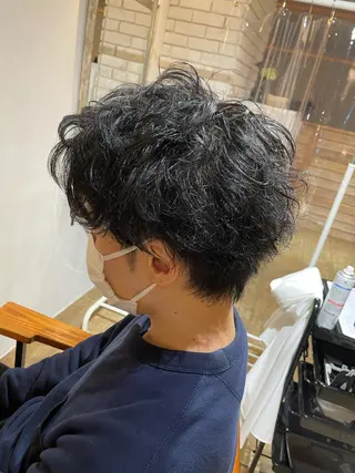 ミディアム 渋谷 メンズヘア⭐️ タニグチヨシユキのヘアスタイル