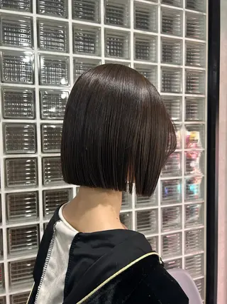 ショート 切りっぱなしボブ♡ Chiharuのヘアスタイル