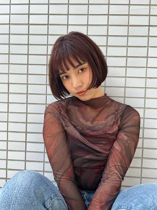 ショート 原田 紗莉奈のヘアスタイル