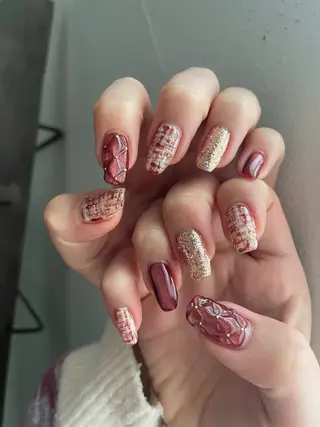 ネイル 甲府市徳行 🧸prunelleのネイルデザイン