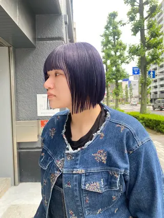 ショート カラー qulim所属・前橋 姫奈のヘアスタイル