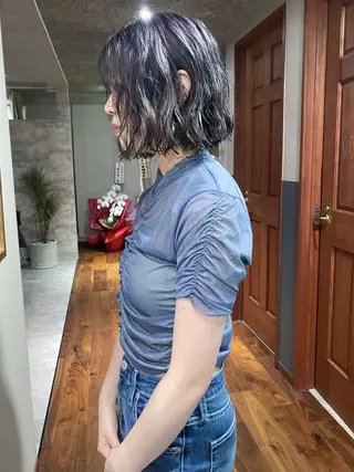 ショート カラー パーマ mai / linoah˚✧のヘアスタイル