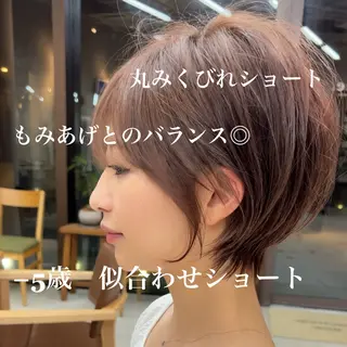 ショート カラー Laff新宿所属・縮毛矯正/ボブ 新宿/ショート/航輝のヘアスタイル