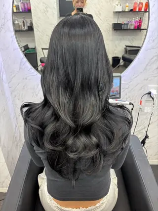 ロング カラー hair salon dot. mooda 韓国風サロン 町田店所属・韓国風ヘア🎀🩶 /♡𝓝𝓸𝓪♡のヘアスタイル