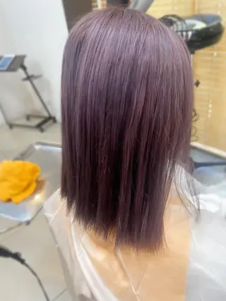 ミディアム カラー SOYON なんば店所属・水島 真彩のヘアスタイル